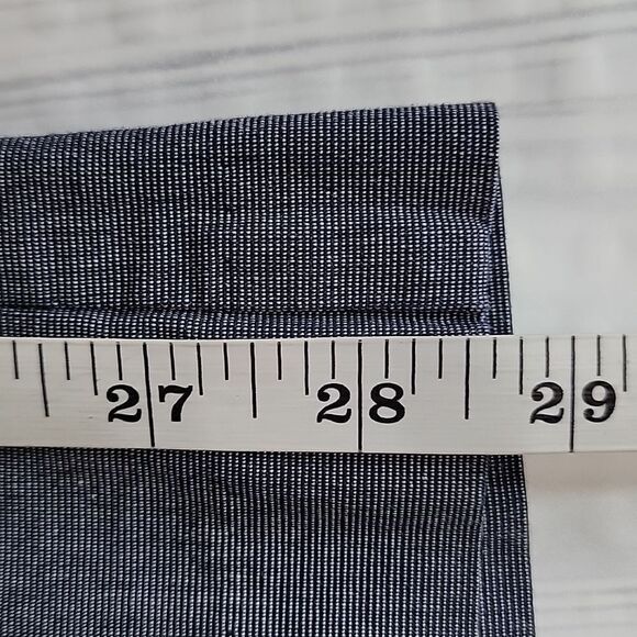 Lee platinum label straight leg trousers in blue grey Women's Size 4 short - Picture 14 of 14